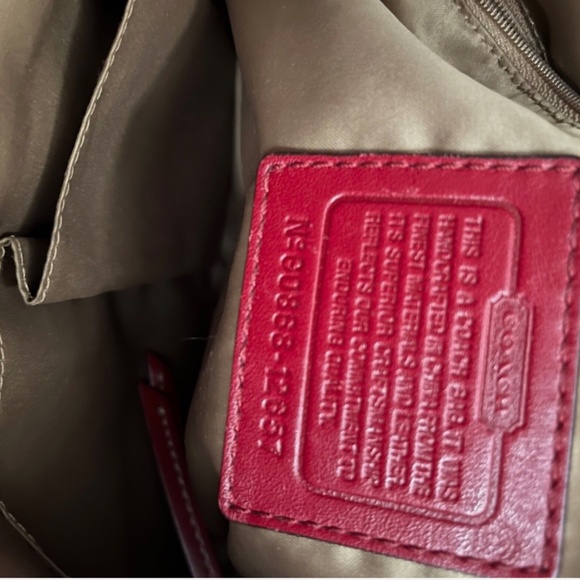 COACH F12657 Zoe Signature Medium Hobo Bag - Picture 10 of 14